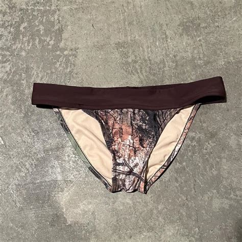Realtree Realistic Camo Bikini Bottoms Worn But Depop