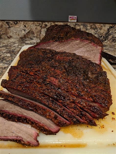 Homemade Smoked Brisket Food