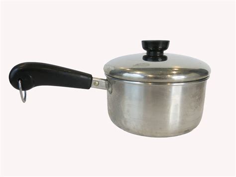 Revere Ware Qt Saucepan Tri Ply Bottom Korea Etsy