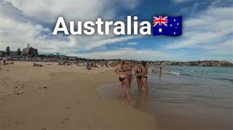 New South Wales Australia 4k Bondi Beach Walking Tour Youtube