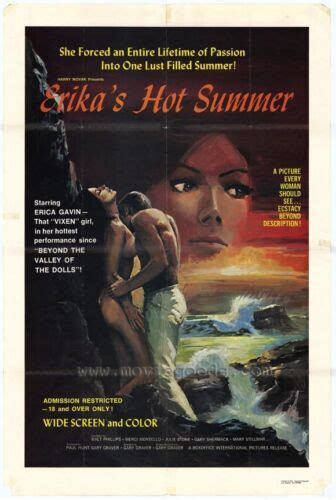 Erika S Hot Summer Movie Poster X Erica Gavin Walt Phillips Merci Montello Ebay