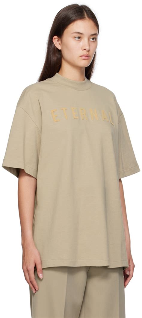 Fear Of God Beige Eternal T Shirt Fear Of God