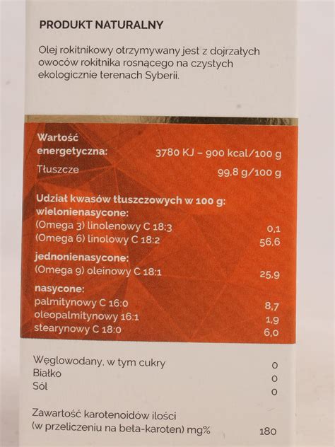 Kup Teraz Olej Rokitnikowy Syberyjski Kaps Pro Aktiv W Najlepszym