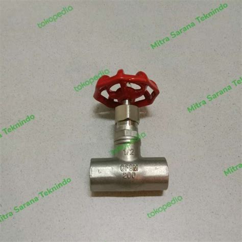 Promo Globe Valve Stainless Stell Ss Drat Inch Inchi Diskon