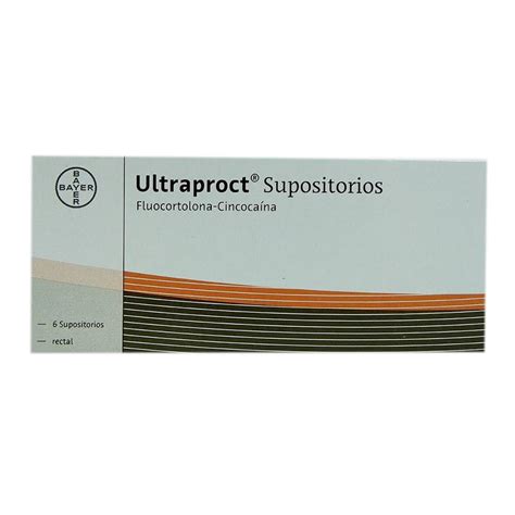 Ultraproct Supositorios 6 Pzas Walmart