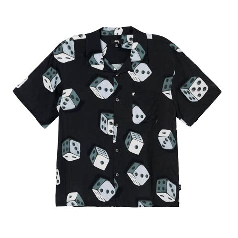 Dice Pattern Shirt Mens Clothing From