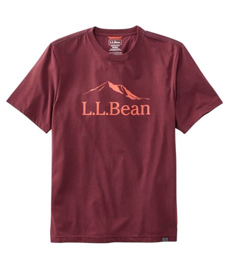 Mens Llbean Performance Graphic Tee Short Sleeve Graphic Tees