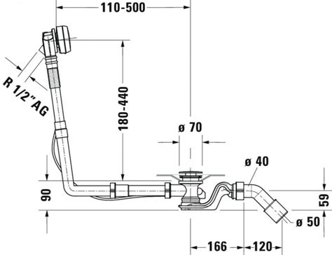 Waste And Overflow With Quadroval Rotary Handle Chrome Waste And