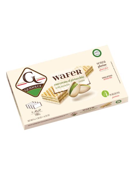 Home Wafer Con Crema Al Pistacchio 4 Porzioni X 45 G Granfarma