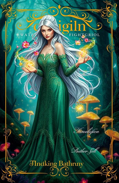 Enchanting Elegance Mystical Book Cover Design