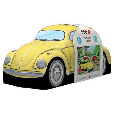 Eurographics Vw Beetle Camping 550 Piece Puzzle In Collectible Tin San Diego Automotive Museum