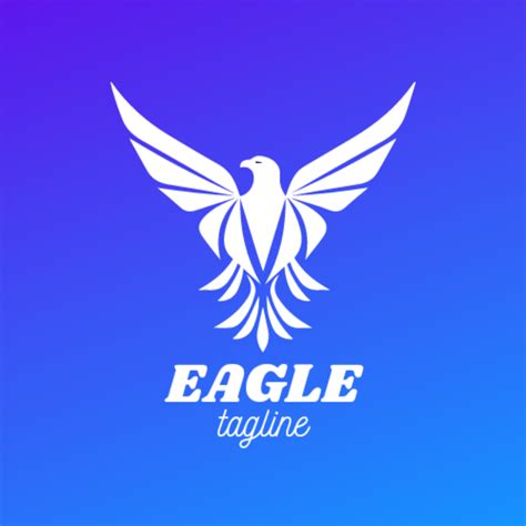 Minimalist Eagle Logo Design Masterbundles