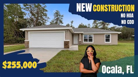 Brand New Home For Less Than Ocala Fl No Hoa No Cdd Youtube