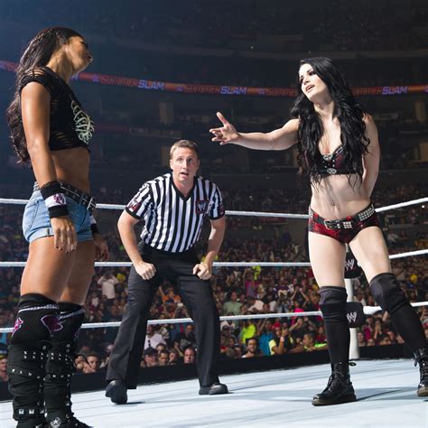 Wwe Women 🎃 Summerslam Photos From The Last Decade Aj Lee