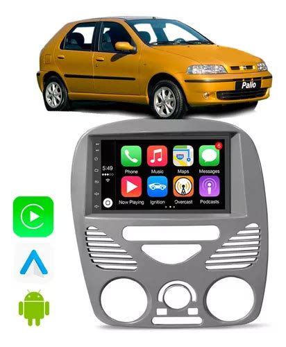 Kit Central Multimidia Carplay Palio Siena 2001 2013 Waze Frete grátis