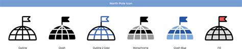 North Pole Icon 35905673 Vector Art At Vecteezy