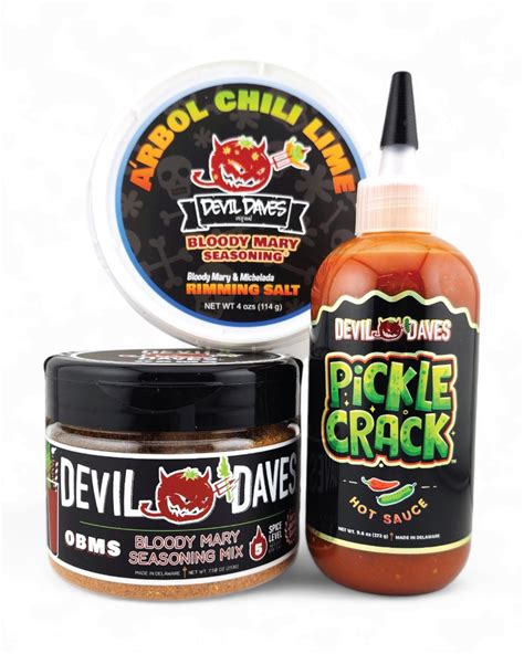 Devil Daves Fiesta Pack 3 Pack Bloody Mary Kit