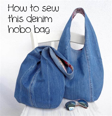 E Pattern To Sew A Hobo Bag Sewing With Old Jeans Tutorials Hobo Bag