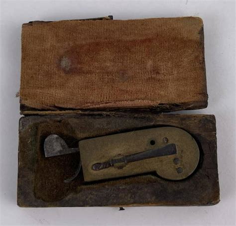 Civil War Blood Letting Tool Bleeder In Box Oct 01 2022 Davis