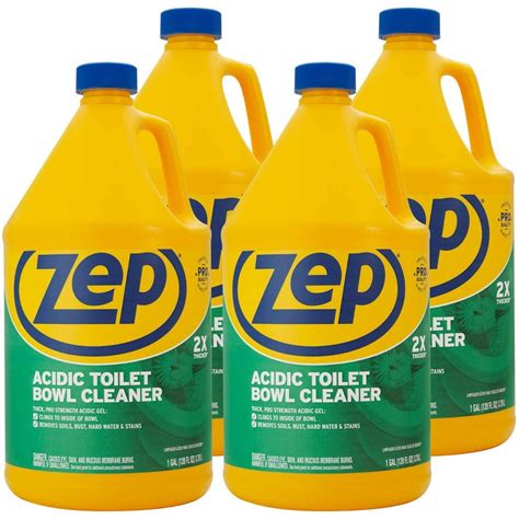 Zep Acidic Toilet Bowl Cleaner 128oz R43710 Case Of 4