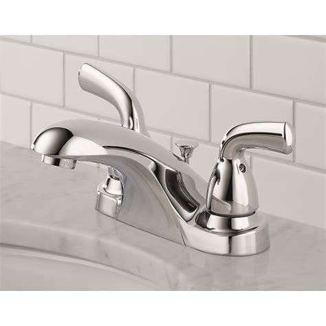 Delta Foundations Chrome 4 In Centerset 2 Handle Watersense Bathroom