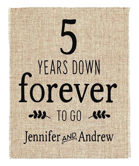 Amazon 5th Anniversary Gift 5th Wedding Anniversary Gift Gift