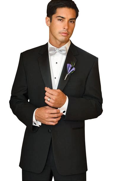 Neil Allyn Wool Button Notch Men S Black Tuxedo Package W