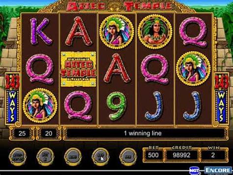 IGT Slots Aztec Temple Gameplay YouTube