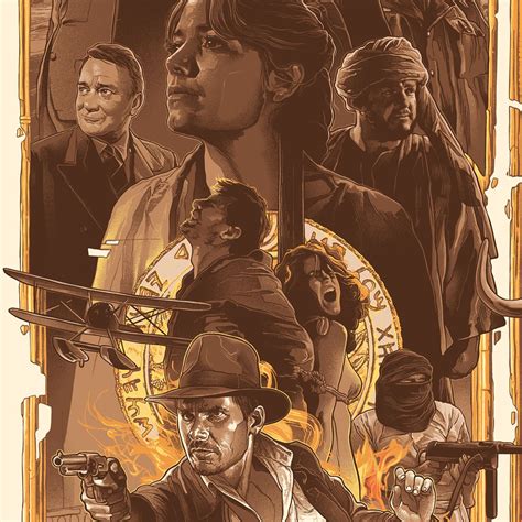 Indiana Jones Trilogy Created By Grzegorz Domaradzki Illustrations And Posters Indiana Jones