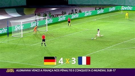 Vídeo Alemanha vence a França nos pênaltis e conquista o Mundial Sub