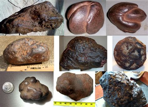 Iron Oxide Concretions And Nodules 1 Some Meteorite Information