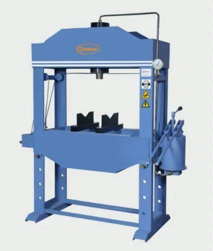 Mild Steel Manual H Frame Hydraulic Workshop Press Capacity 20 40 Ton