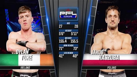 Dylan Tuke Vs Jakub Kaszuba Pfl Paris Full Fight Youtube