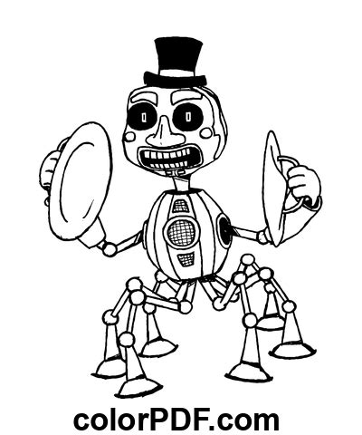 Muziek Man Fnaf Kleurplaten En Boeken In Pdf