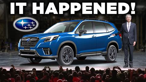 Subaru Ceo Reveals All New Subaru Forester And You Won T Believe