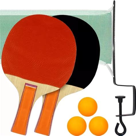 Kit Ping Pong Raquete Bola Rede Simples Profissional Amador