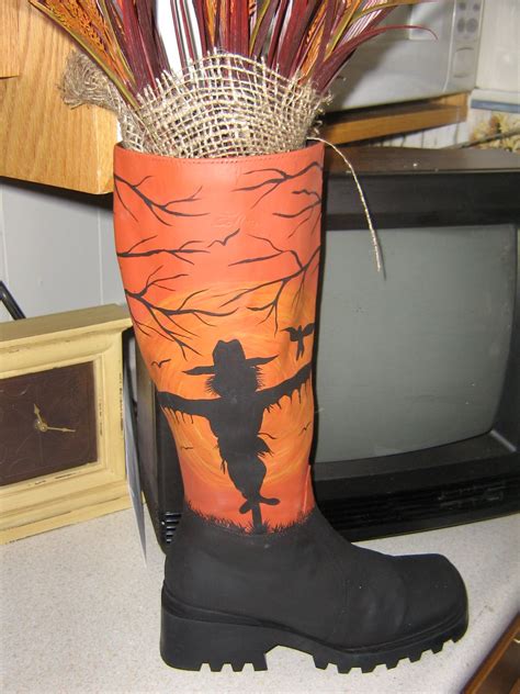 Halloween Boot That I Am Working On Halloween Boots Fall Halloween