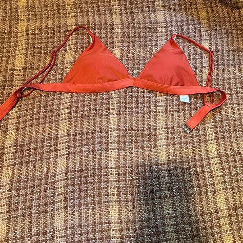 Burnt Orange Bikini Top Never Worn Depop