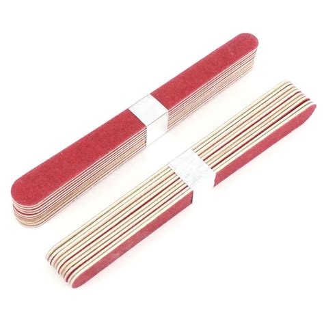 10 Pcs Professional Double Side Nail File For Manicure Nail Buffer