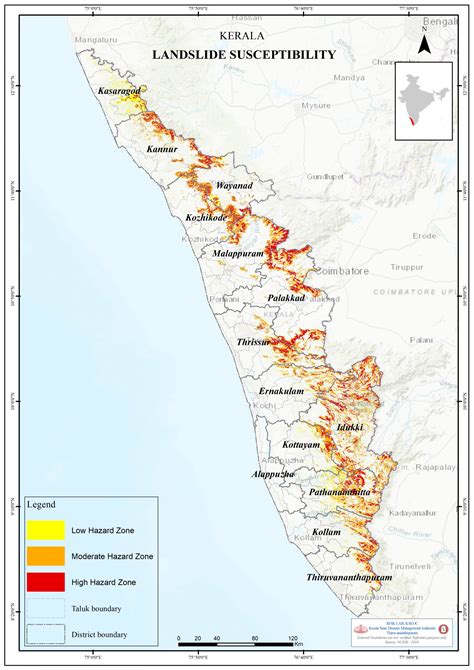 Hazard Maps Kerala State Disaster Management Authority