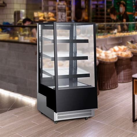 Commercial Upright Cake Glass Display Fridge Showcase Price For Sale