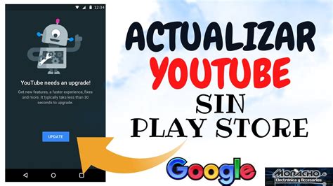 Actualizar Youtube Sin Play Store Tutorial Youtube