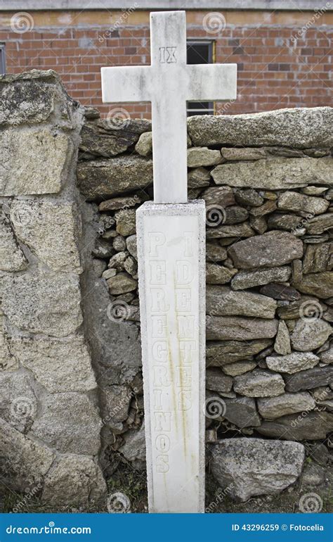 Pilgrim Cross Stock Photo Image 43296259