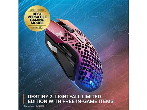 Steelseries Aerox Wireless Destiny Lightfall Edition Honeycomb Rgb