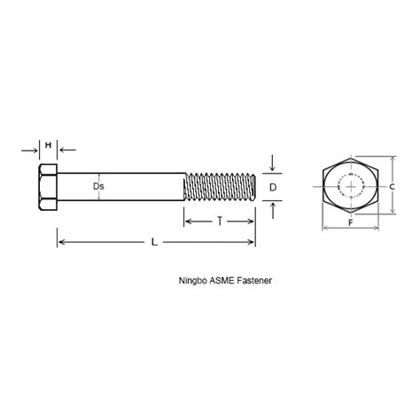 Astm A307 Grade B Heavy Hex Bolts Ningbo Asme Fastener Co Ltd