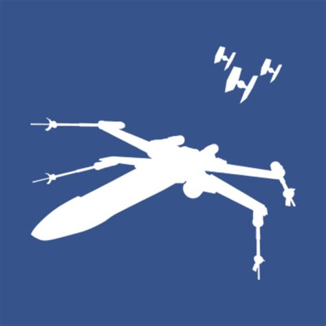 Tie Fighters Chasing X Wing White Star Wars T Shirt Teepublic