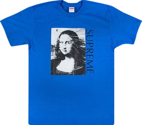 Buy Supreme Mona Lisa T Shirt Royal Blue Ss18t50 Royal Blue Goat