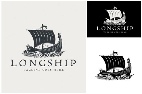 Viking Ship Logo