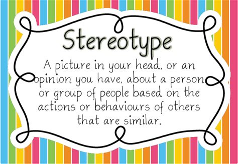 Stereotype Examples For Kids