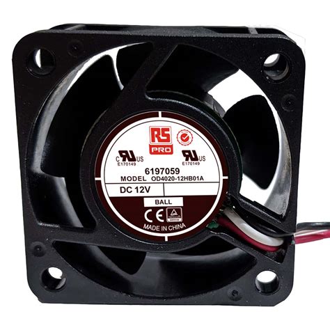 Rs Pro 軸流ファン 電源電圧：12 V Dc Dc 40 X 40 X 20mm Rs